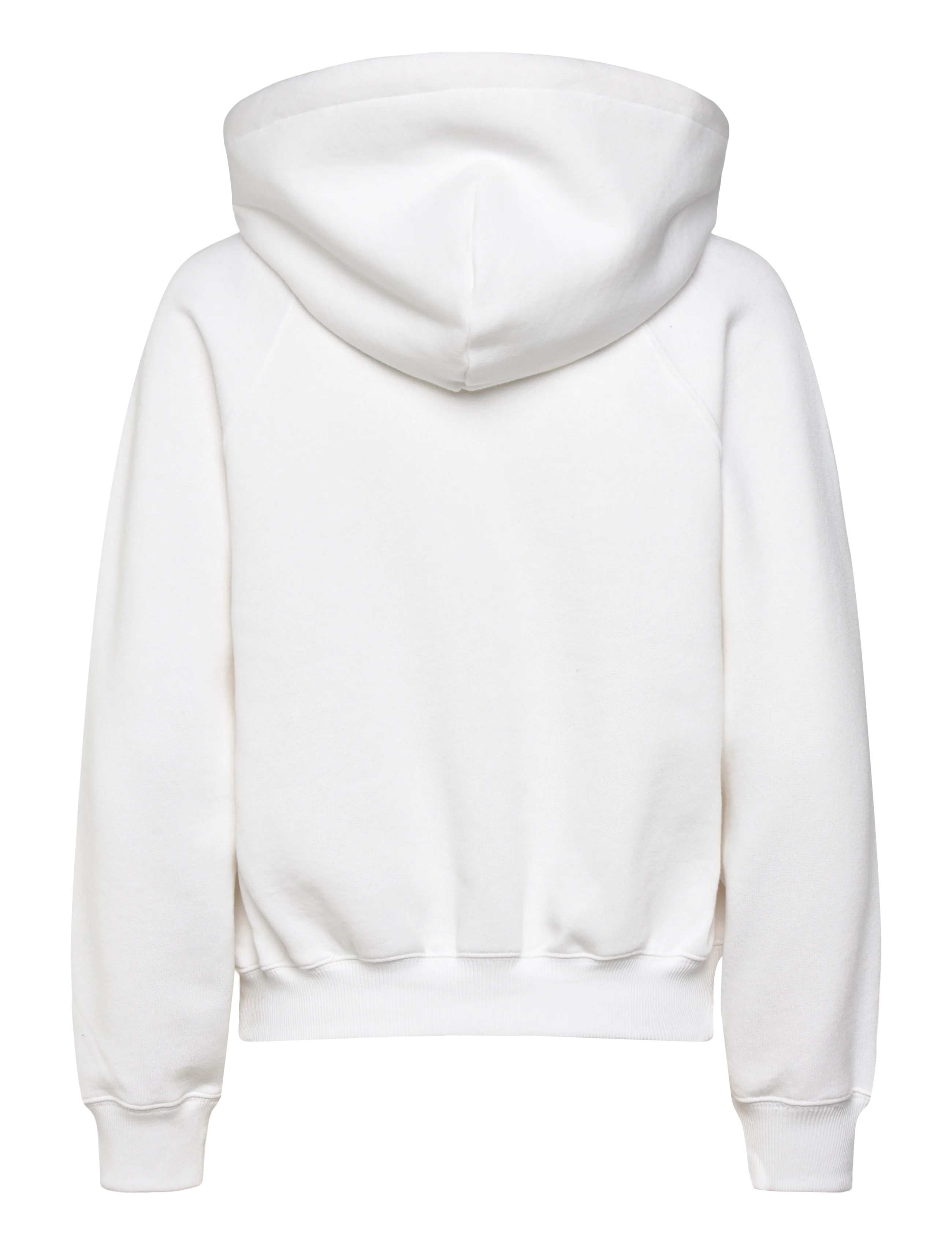 Polo Ralph Lauren - Shrunken Fit Fleece Hoodie - sweatshirts & hættetrøjer - white - 2