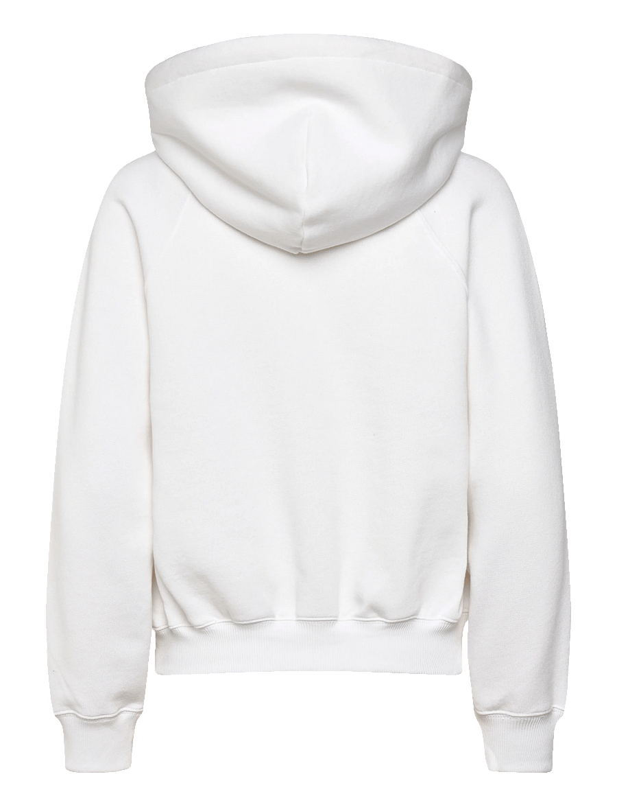 Polo Ralph Lauren - Shrunken Fit Fleece Hoodie - sweatshirts & hættetrøjer - white - 2