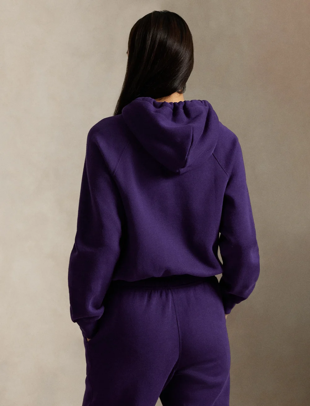 Polo Ralph Lauren - Shrunken Fit Fleece Hoodie - gensere og hettegensere - wimbledon purple - 2