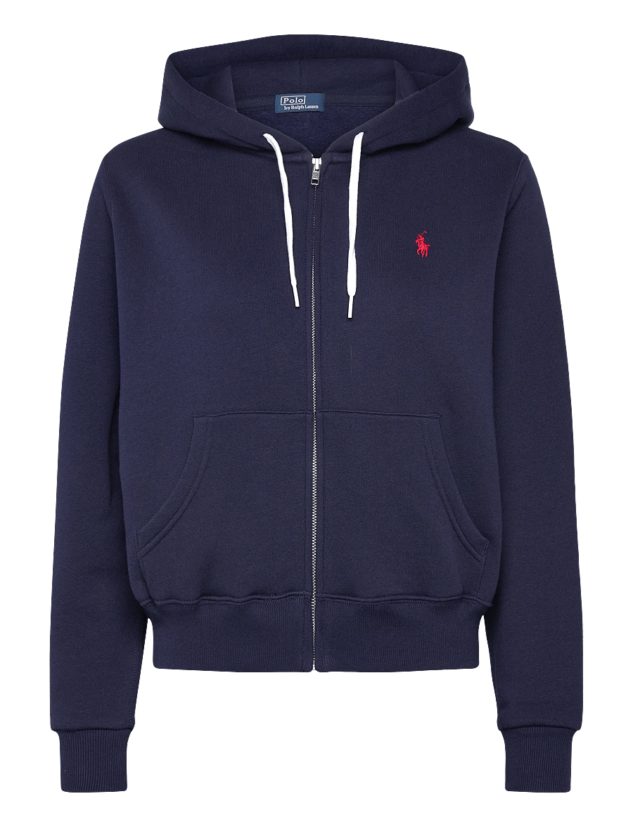 Polo Ralph Lauren - Fleece Full-Zip Hoodie - sweatshirts & hættetrøjer - cruise navy - 0