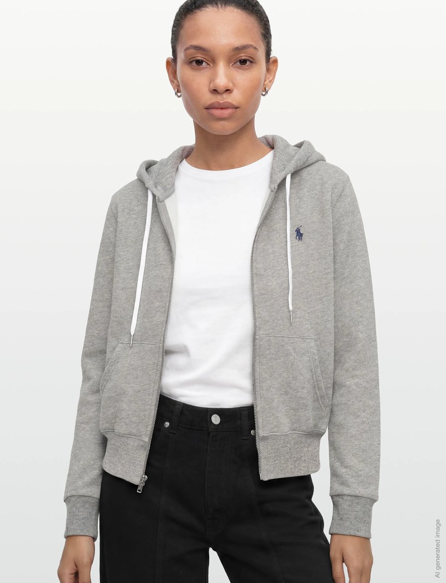 Polo Ralph Lauren - Fleece Full-Zip Hoodie - sweatshirts et sweats à capuche - dark vintage heat - 3