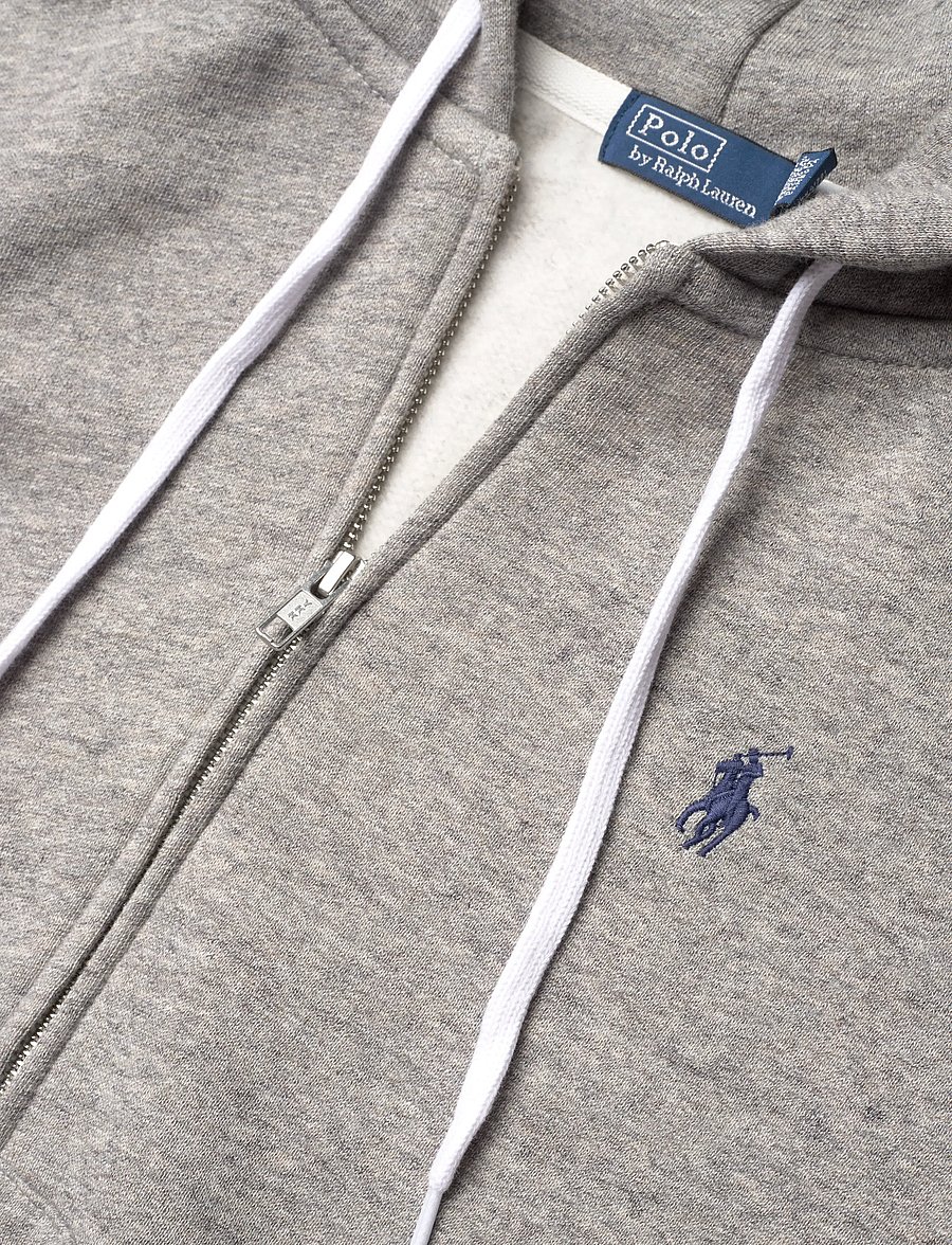 Polo Ralph Lauren - Fleece Full-Zip Hoodie - sweatshirts et sweats à capuche - dark vintage heat - 5