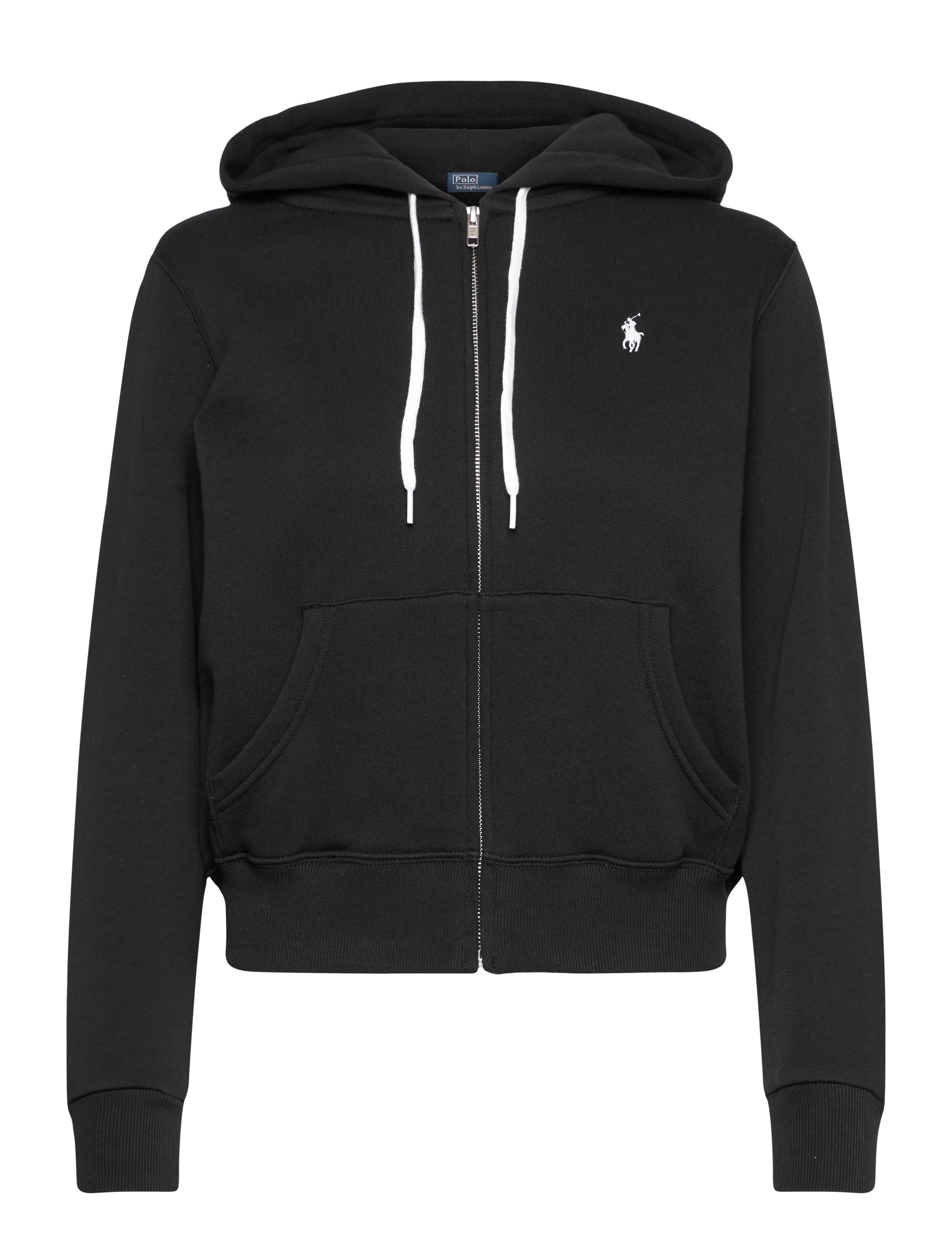 Polo Ralph Lauren Fleece Full-Zip Hoodie, M, Black, Sweatshirts & Hættetrøjer > Hættetrøjer, Dame