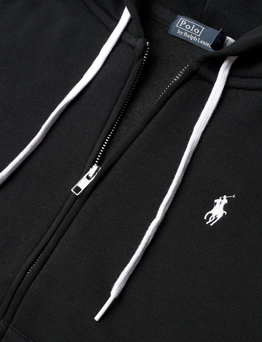 Polo Ralph Lauren - Fleece Full-Zip Hoodie - sweatshirts & hættetrøjer - polo black - 2