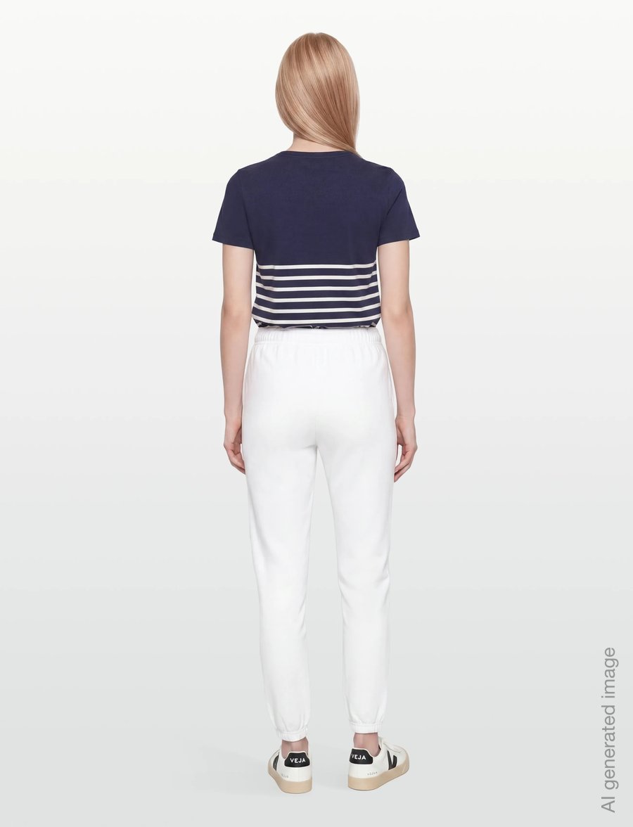 Polo Ralph Lauren - Fleece Drawstring Sweatpant - träningsbyxor - white - 4