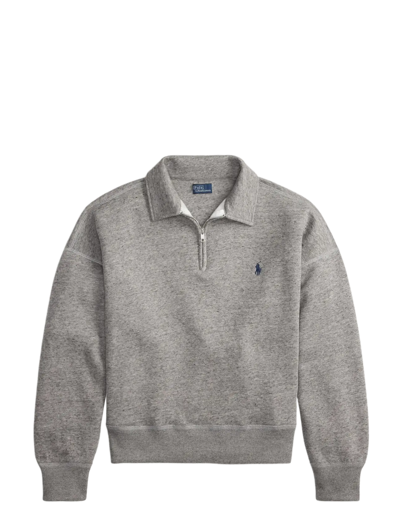 Polo Ralph Lauren Fleece Quarter-Zip - Sweatshirts - DARK VINTAGE HEAT / grey