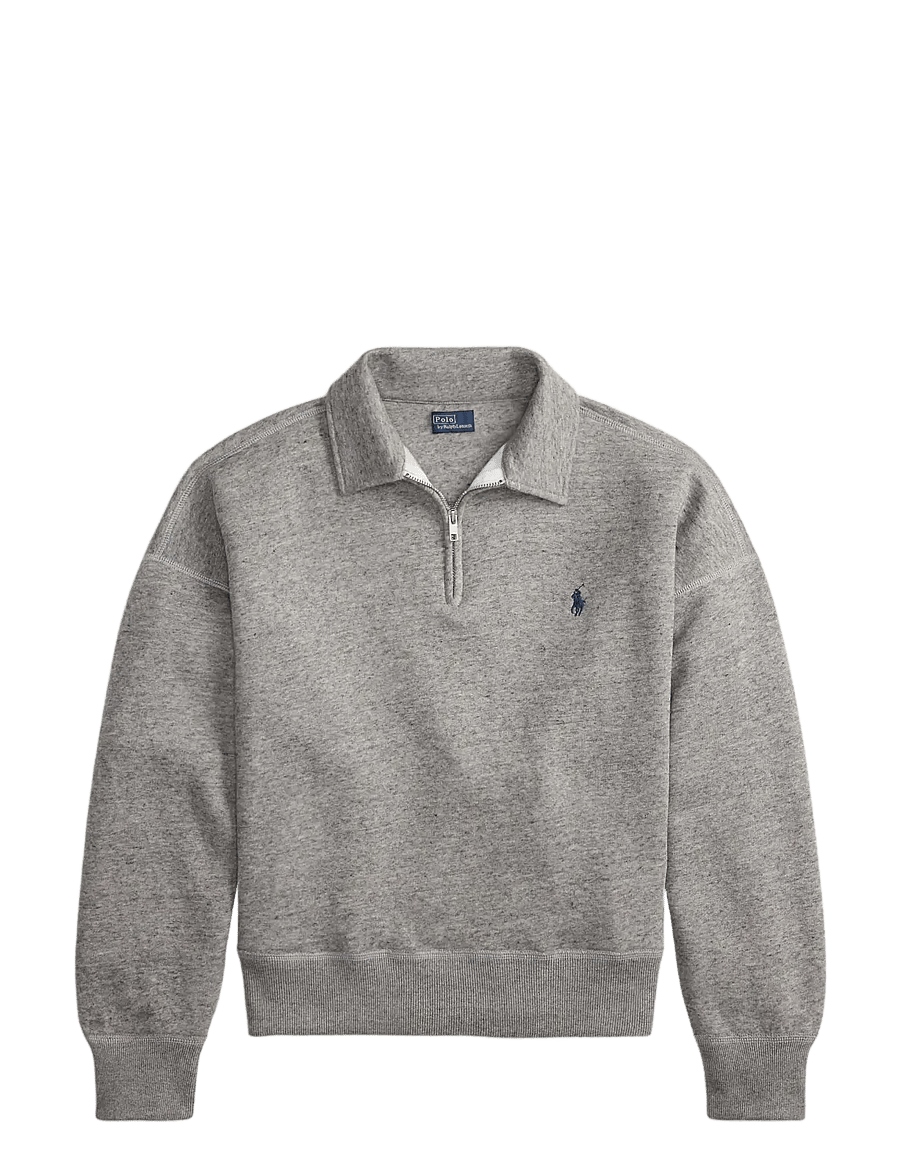 Polo Ralph Lauren - Fleece Quarter-Zip - sweatshirts et sweats à capuche - dark vintage heat - 1