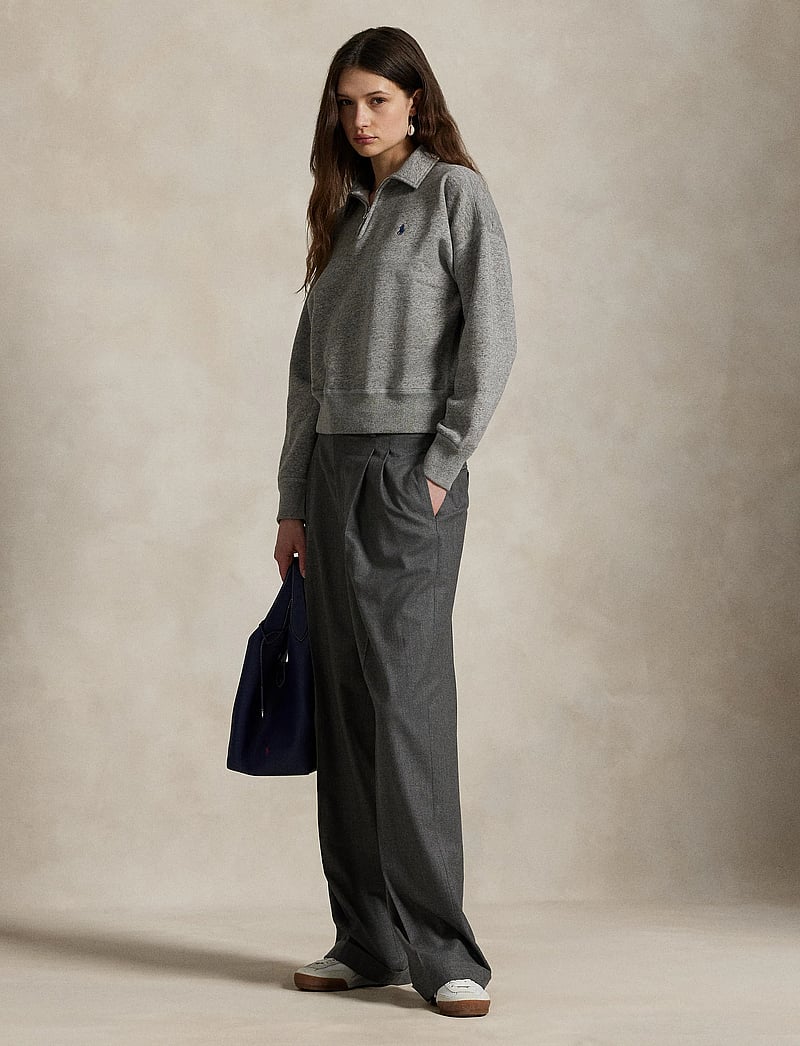 Polo Ralph Lauren - Fleece Quarter-Zip - dressipluusid ja kapuutsiga dressipluusid - dark vintage heat - 0