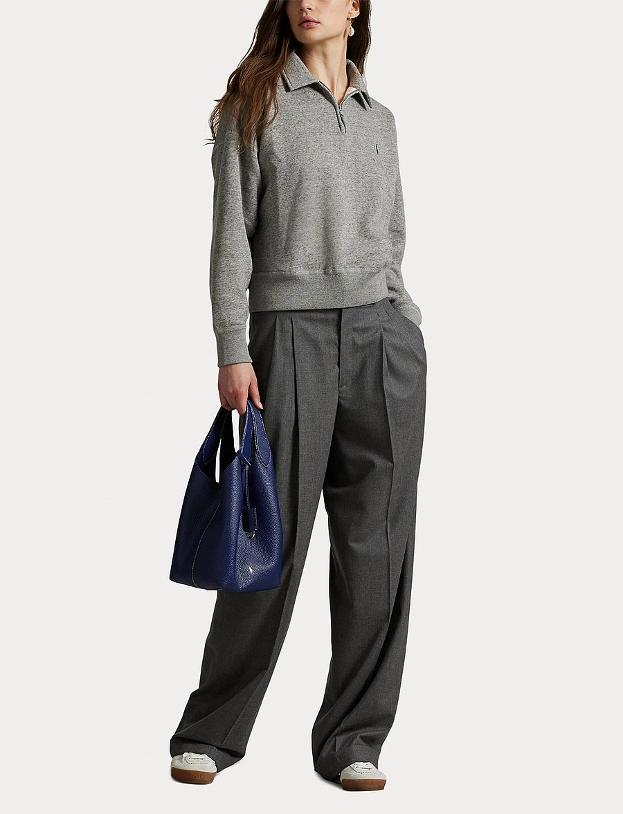 Polo Ralph Lauren - Fleece Quarter-Zip - sweatshirts et sweats à capuche - dark vintage heat - 4