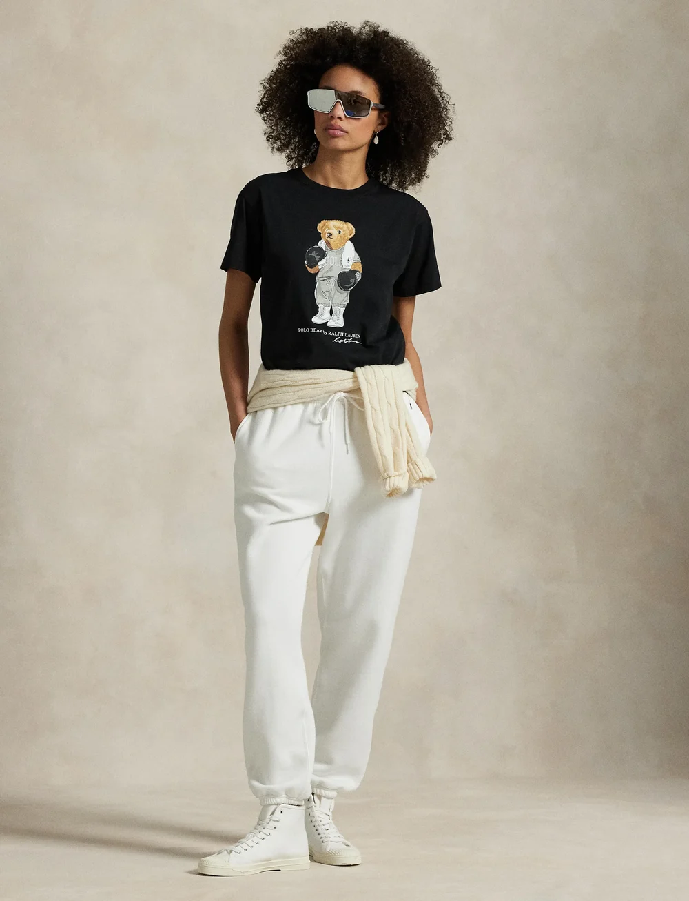 Polo Ralph Lauren - Polo Bear Cotton Jersey Tee - t-shirts - polo black - 1