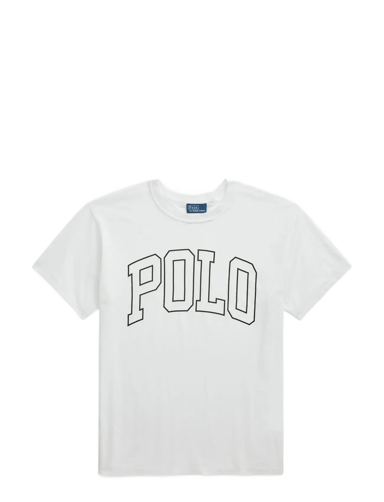 POLO RALPH LAUREN Logo Baumwolle Jersey Crewneck Tee Weiß - XS - Damen