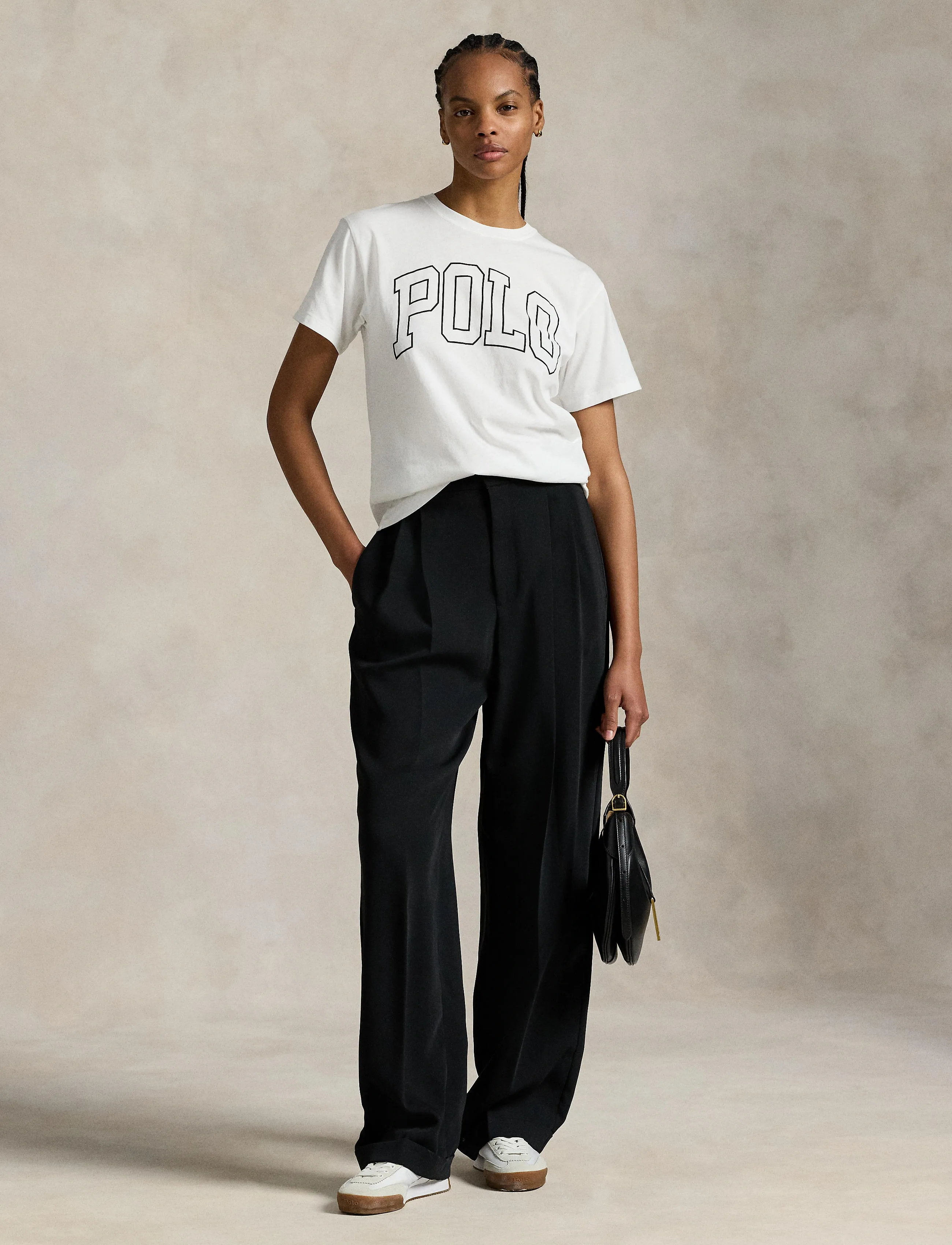 Polo Ralph Lauren Logo Cotton Jersey Crewneck Tee - T-shirts & Toppar - WHITE / white