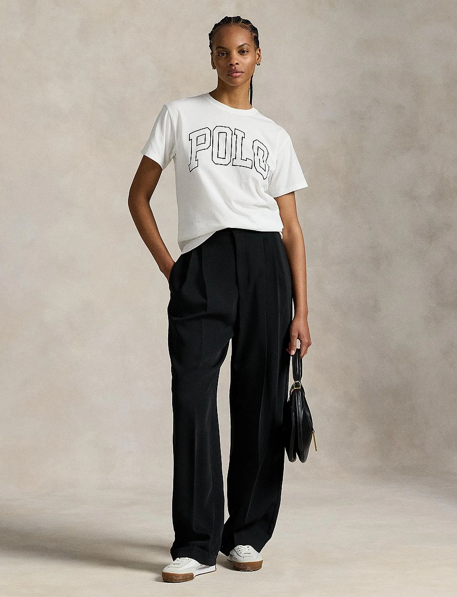 Polo Ralph Lauren - Logo Cotton Jersey Crewneck Tee - t-shirts - white - 0
