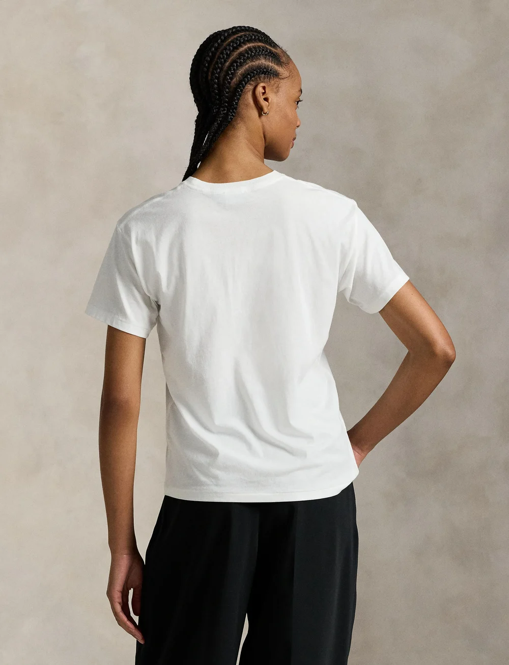 Polo Ralph Lauren - Logo Cotton Jersey Crewneck Tee - t-shirts - white - 2