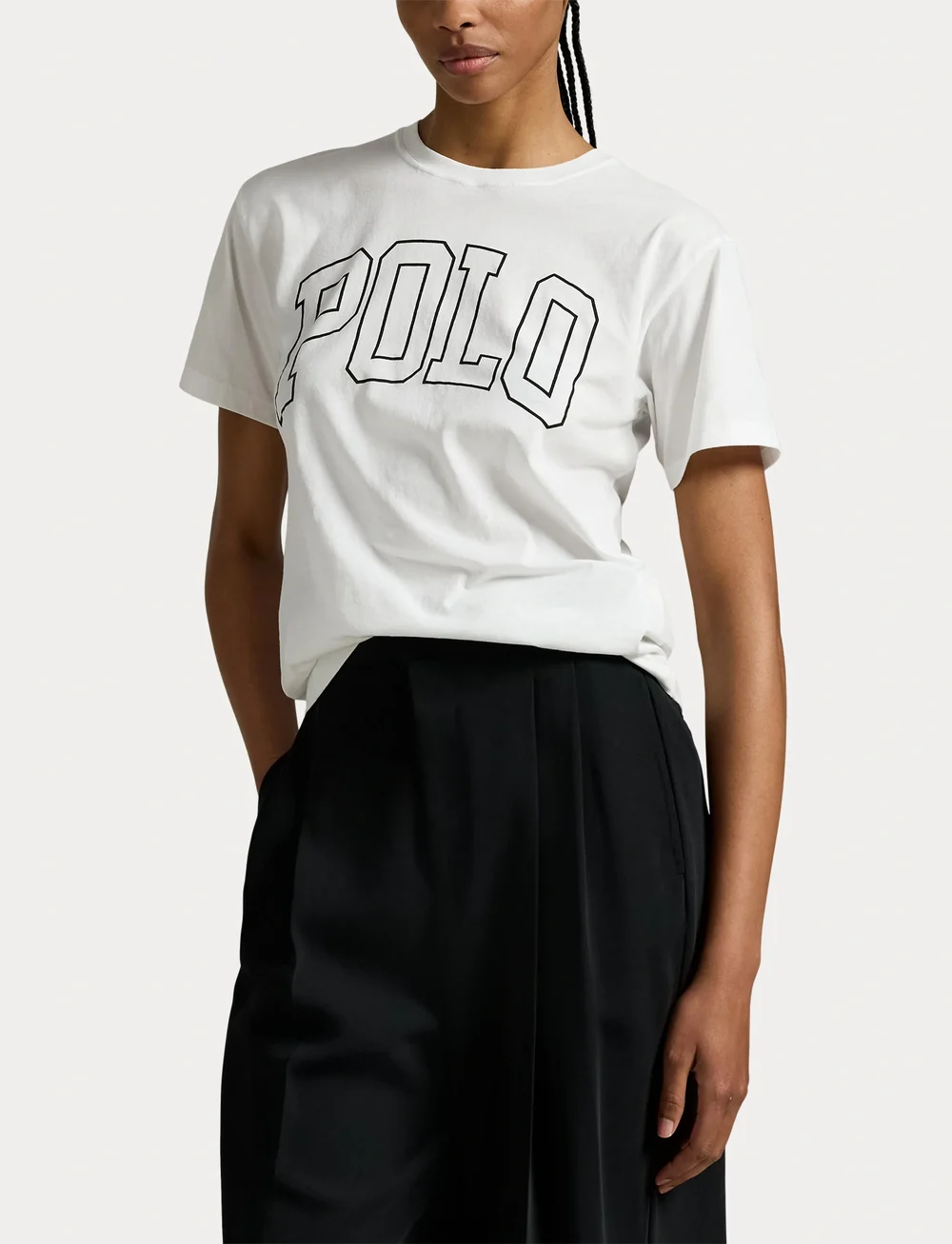 Polo Ralph Lauren - Logo Cotton Jersey Crewneck Tee - t-shirts - white - 5