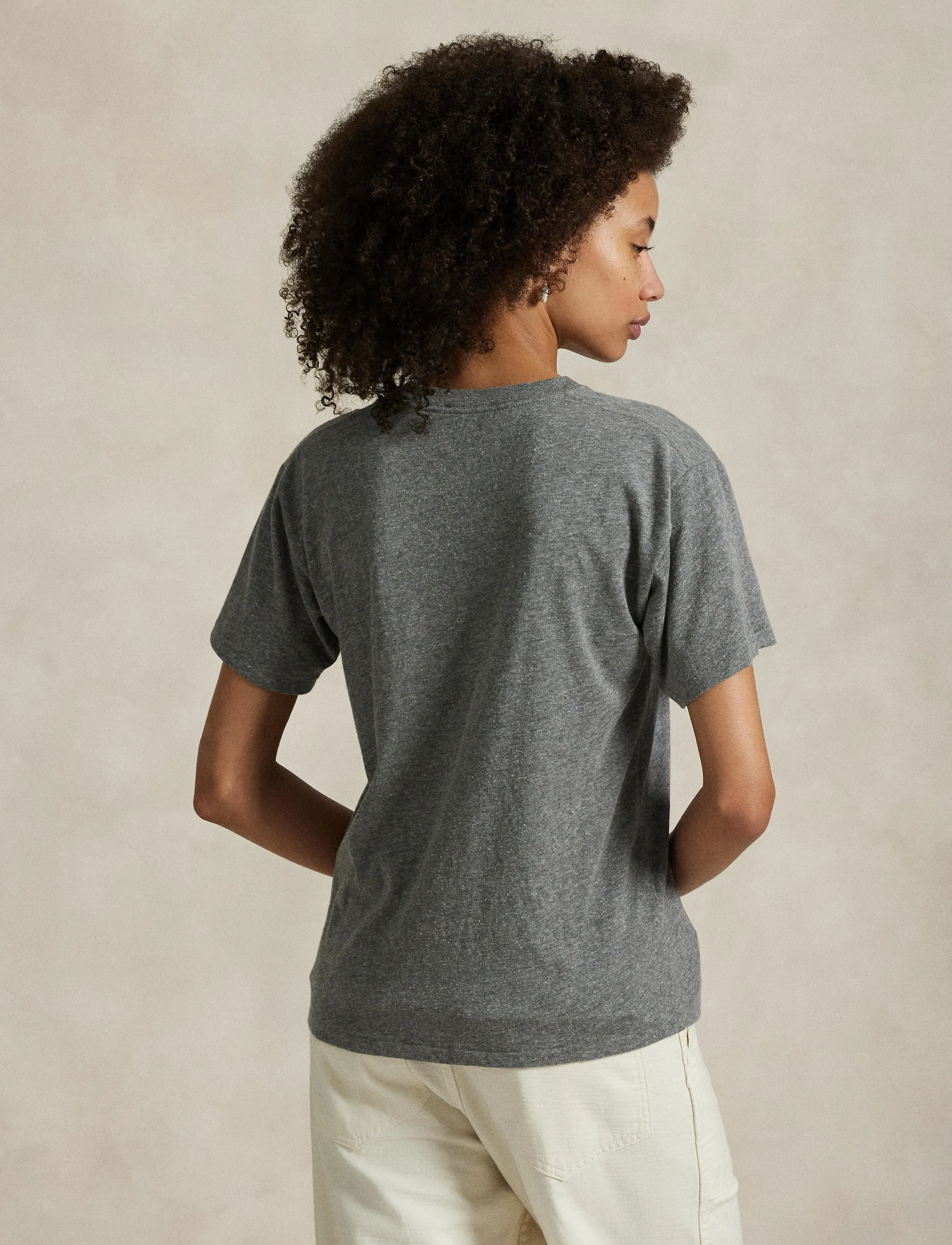 Polo Ralph Lauren - Logo Jersey Crewneck Tee - heather grey - 2