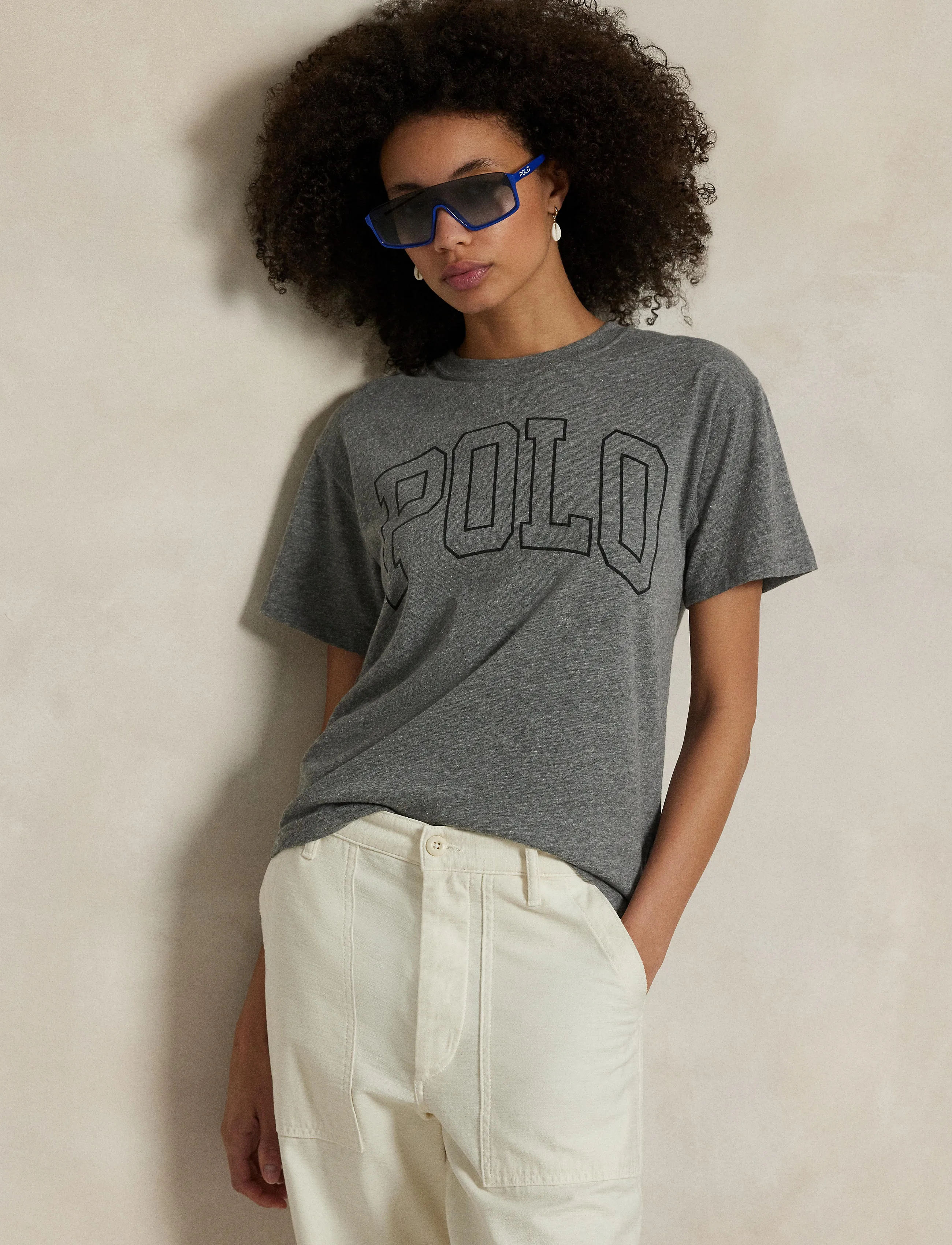 Polo Ralph Lauren - Logo Jersey Crewneck Tee - heather grey - 3