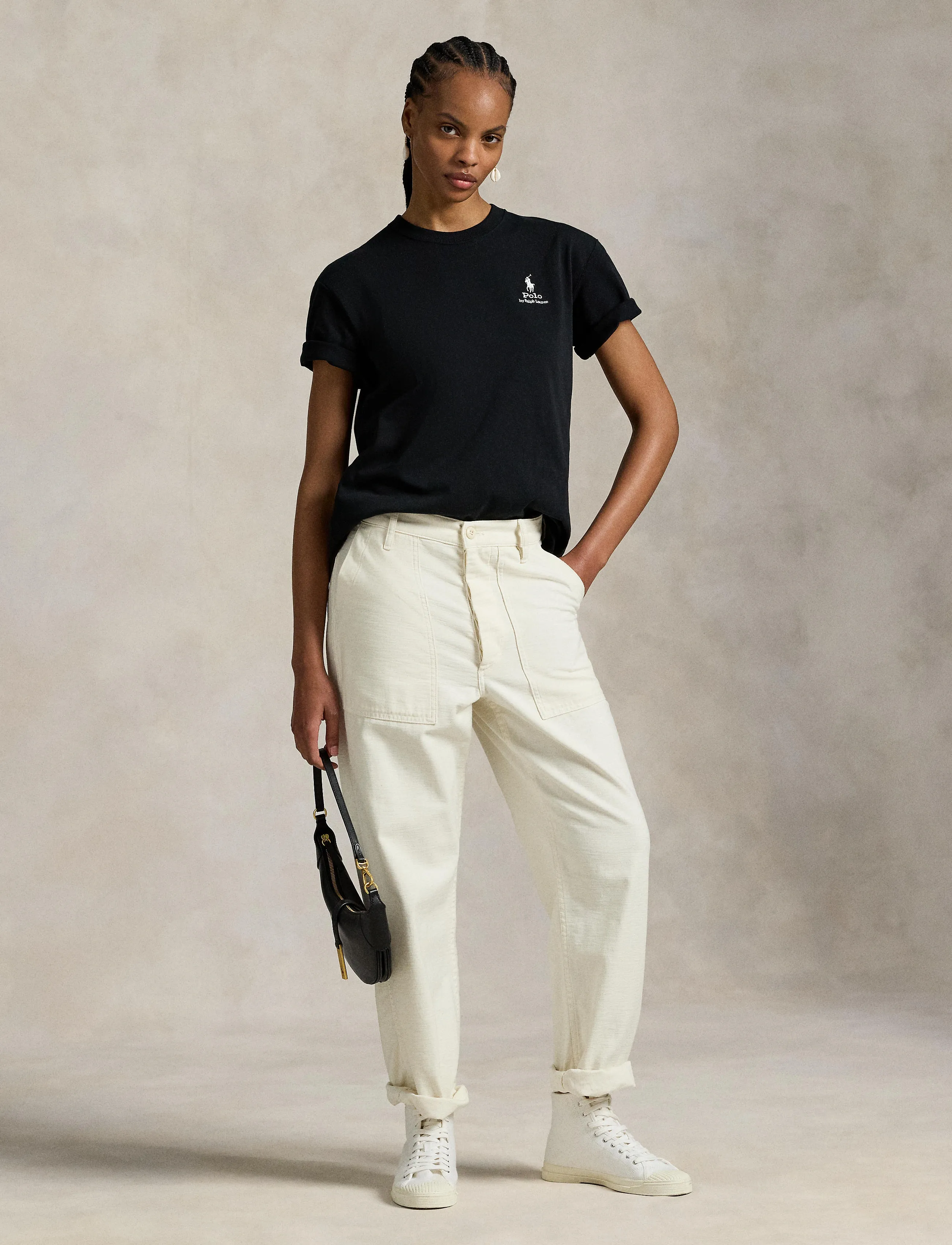 Polo Ralph Lauren Logo Cotton Jersey Tee - Ralph Lauren - POLO BLACK / black