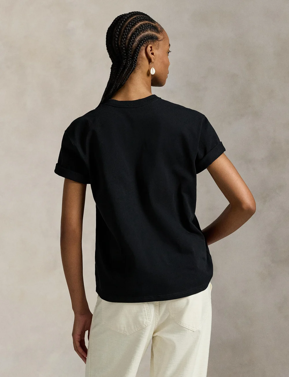 Polo Ralph Lauren - Logo Cotton Jersey Tee - stuttermarbolir og toppar - polo black - 2