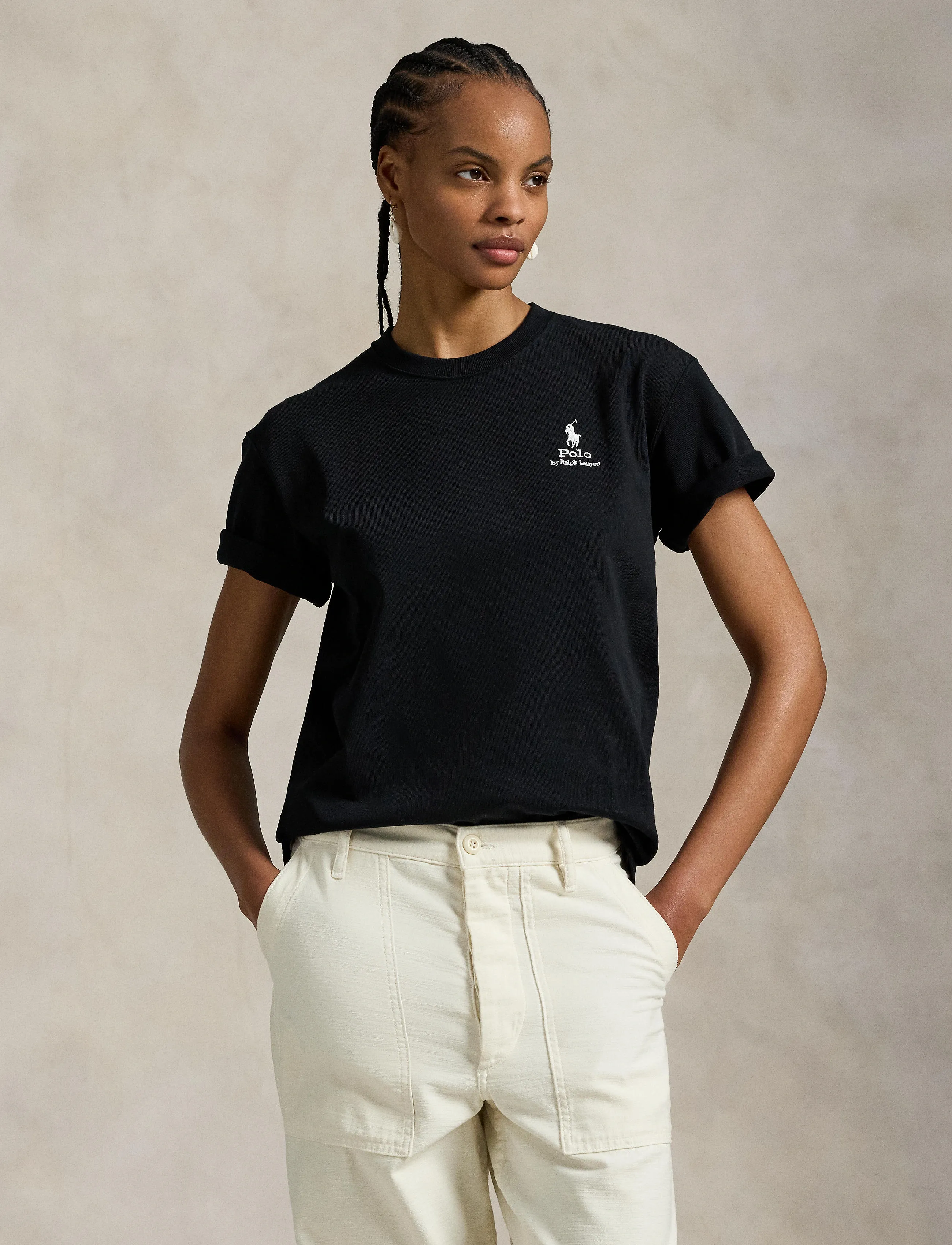 Polo Ralph Lauren - Logo Cotton Jersey Tee - t-shirts - polo black - 3
