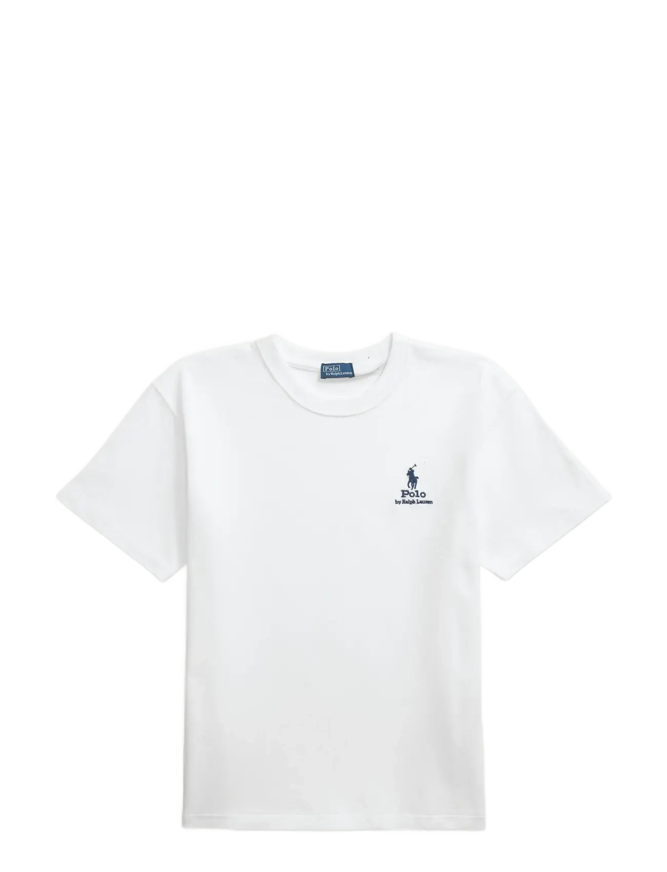 Polo Ralph Lauren Logo Cotton Jersey Tee - Klær - WHITE / white