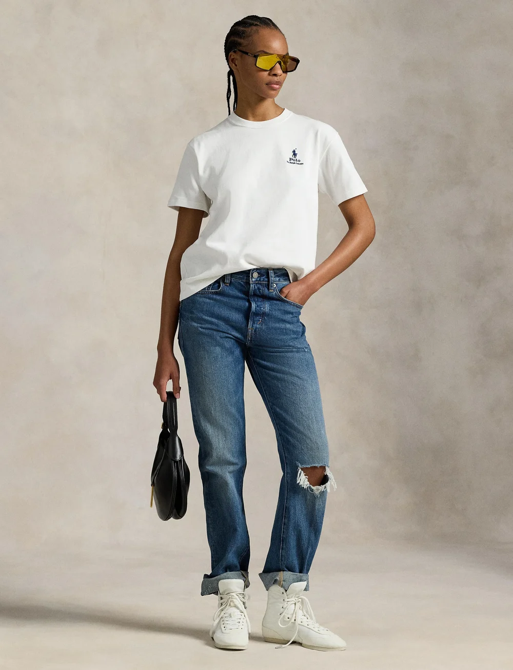 Polo Ralph Lauren - Logo Cotton Jersey Tee - t-shirts - white - 0