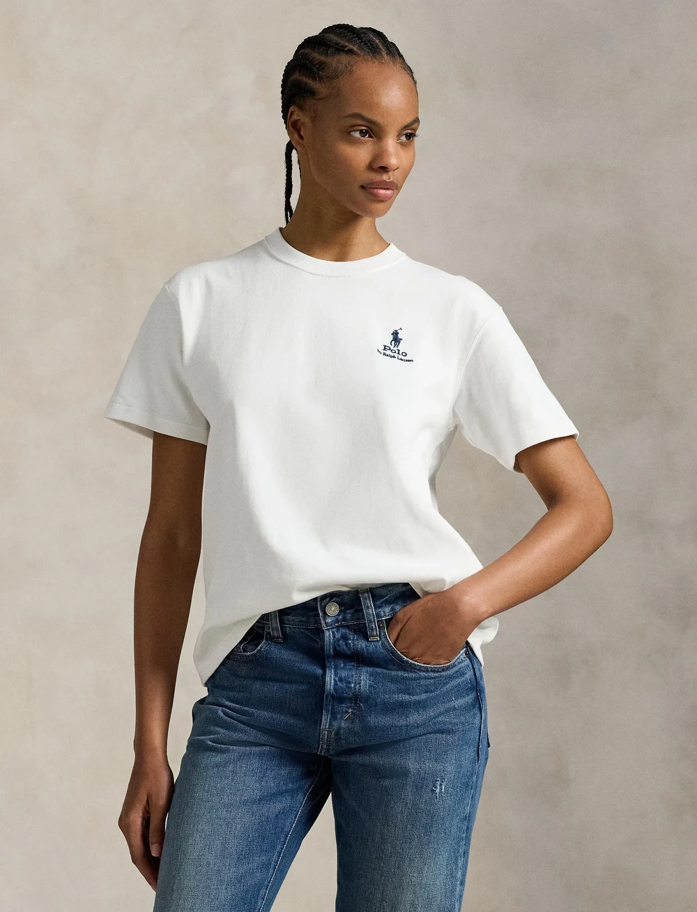 Polo Ralph Lauren - Logo Cotton Jersey Tee - t-shirts - white - 3