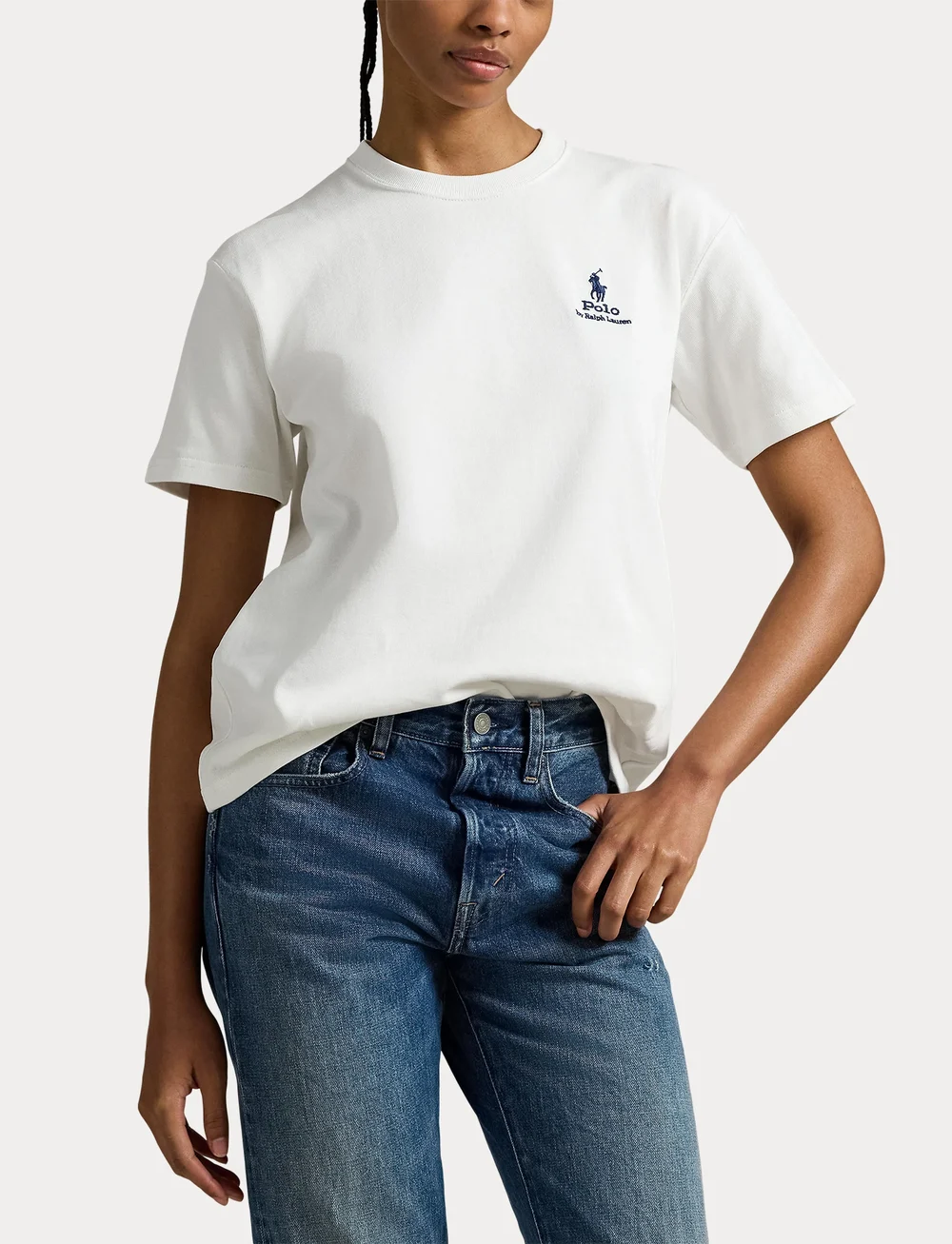 Polo Ralph Lauren - Logo Cotton Jersey Tee - t-shirts - white - 5