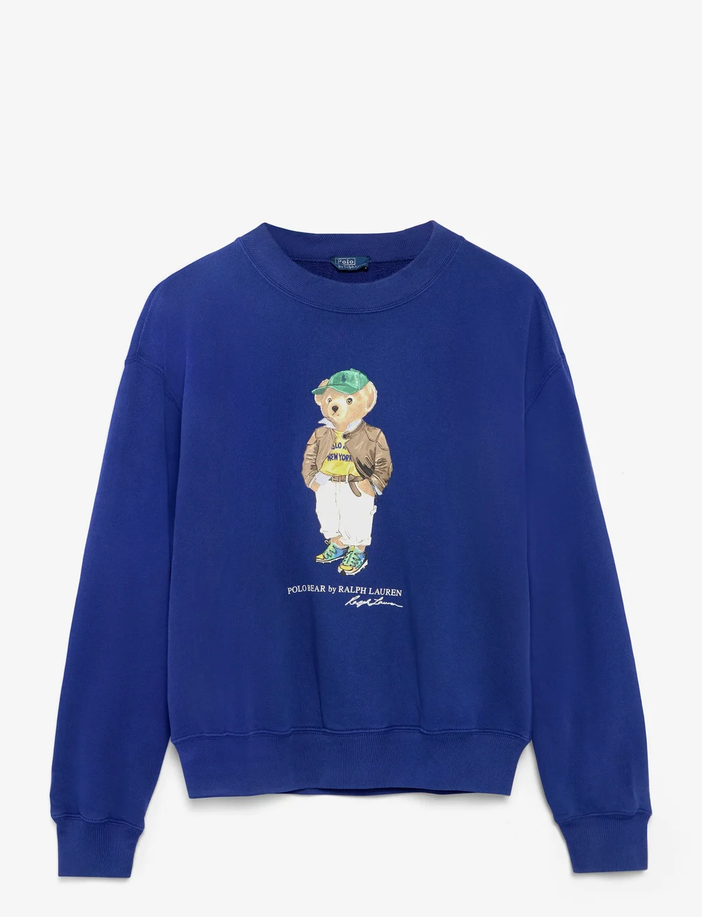 Polo Ralph Lauren - Polo Bear Lightweight Fleece Crewneck - sweatshirts & hættetrøjer - blue yacht - 2