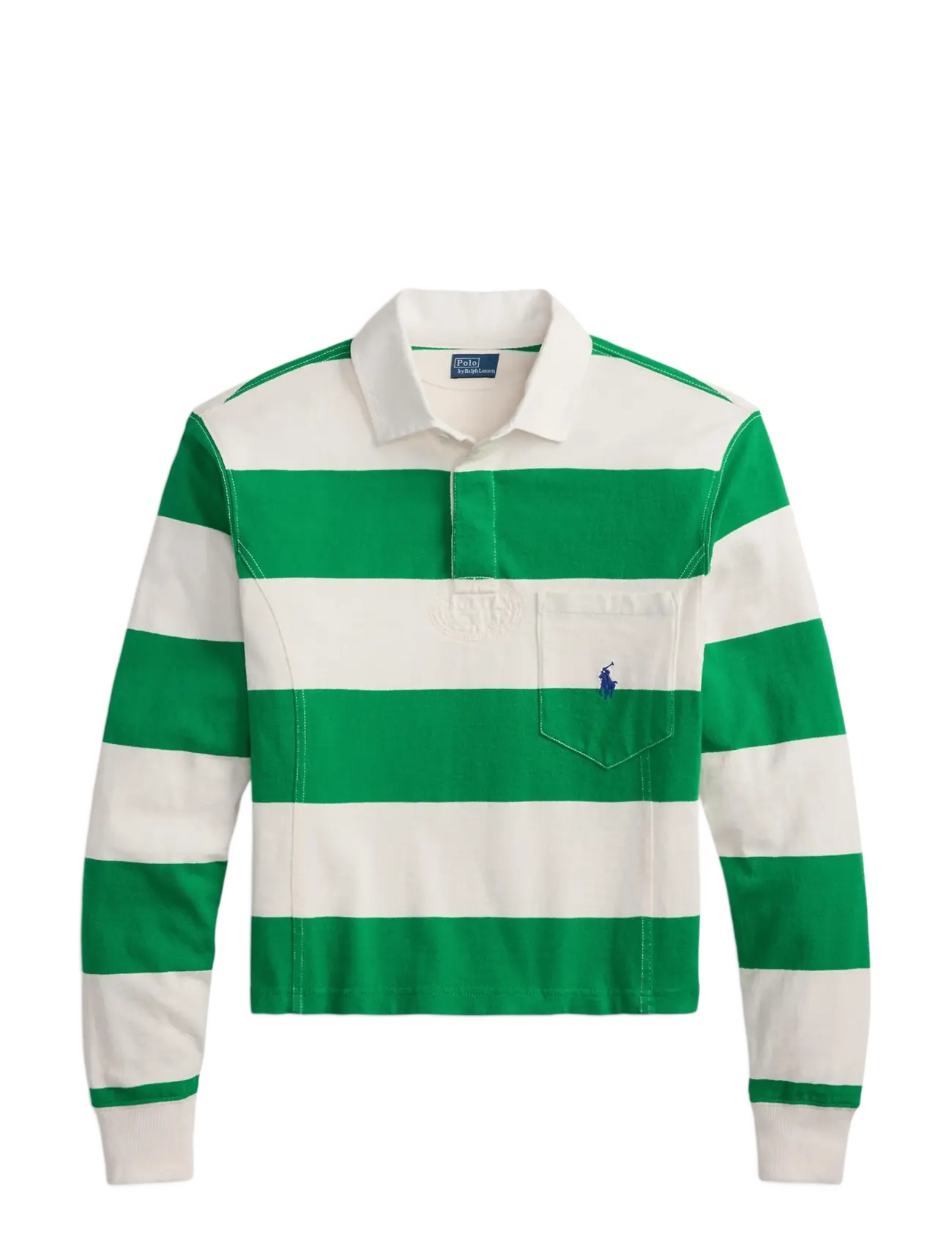 POLO RALPH LAUREN Jersey Shaped Rugby Shirt Grün - XL - Damen