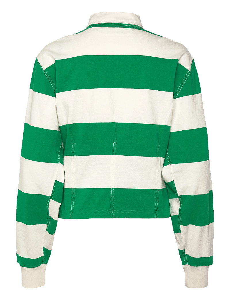 Polo Ralph Lauren - Jersey Shaped Rugby Shirt - toppar & t-shirts - billiard green/de - 1