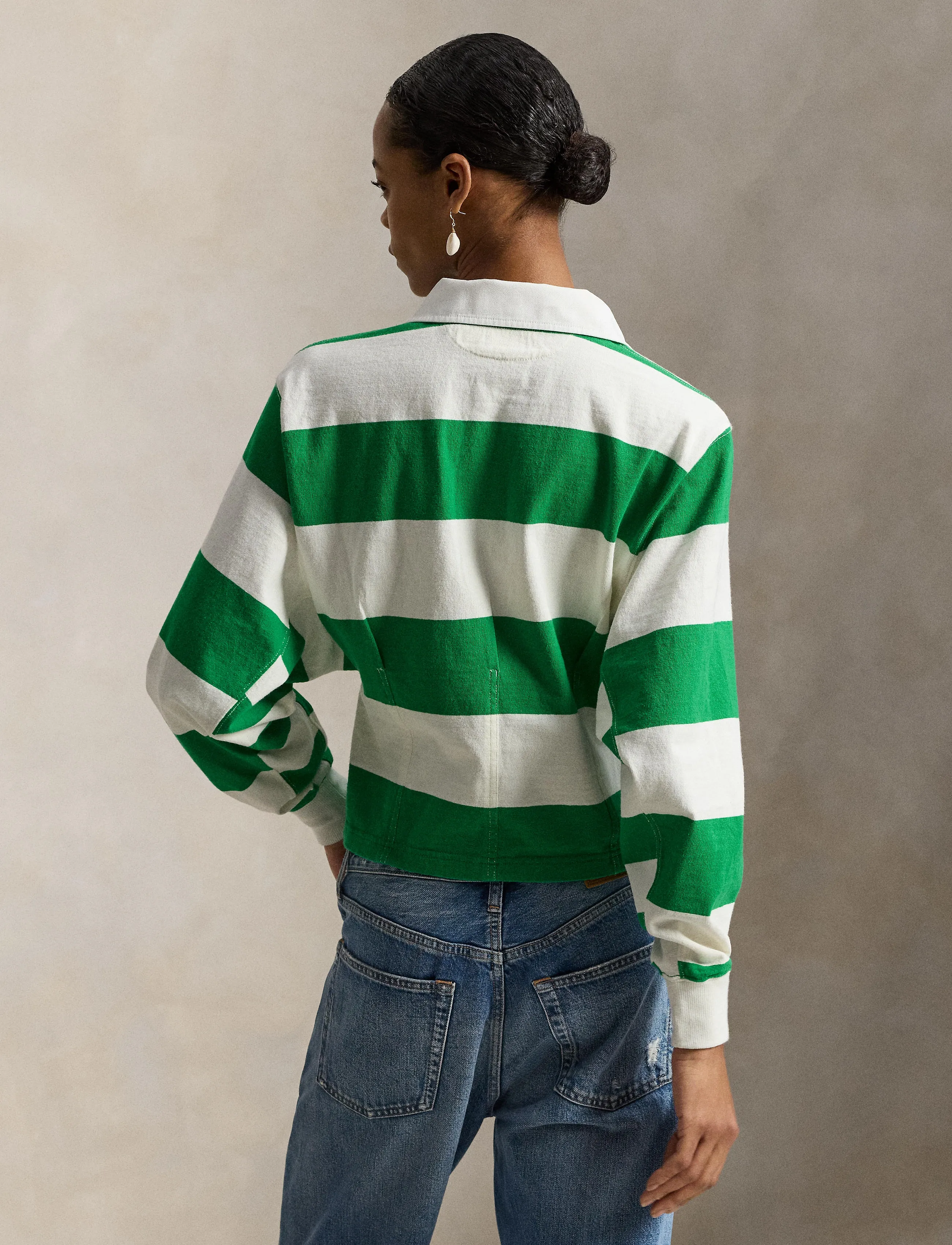 Polo Ralph Lauren - Jersey Shaped Rugby Shirt - billiard green/de - 3
