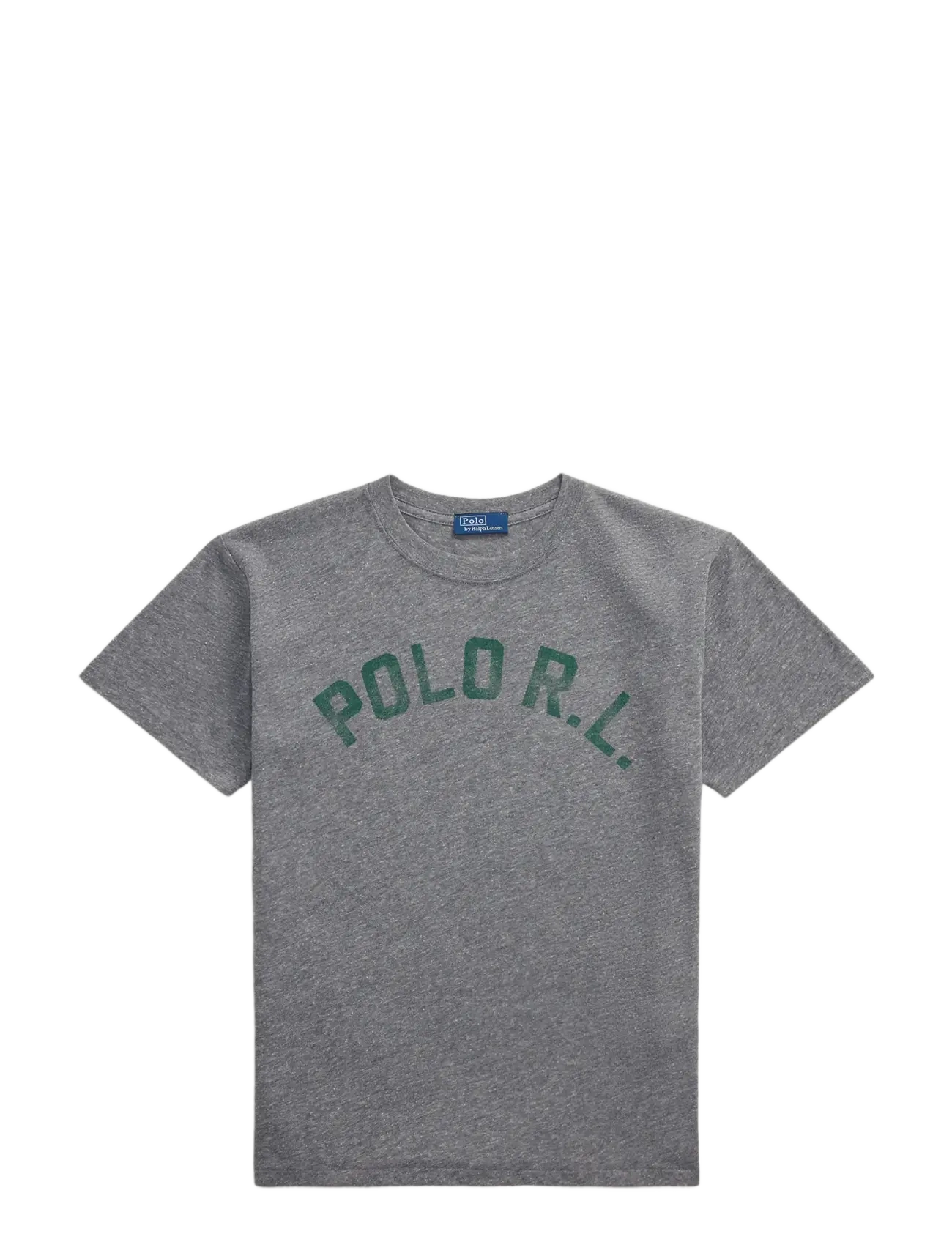 POLO RALPH LAUREN Logo Jersey Crewneck Tee Grau - S - Damen
