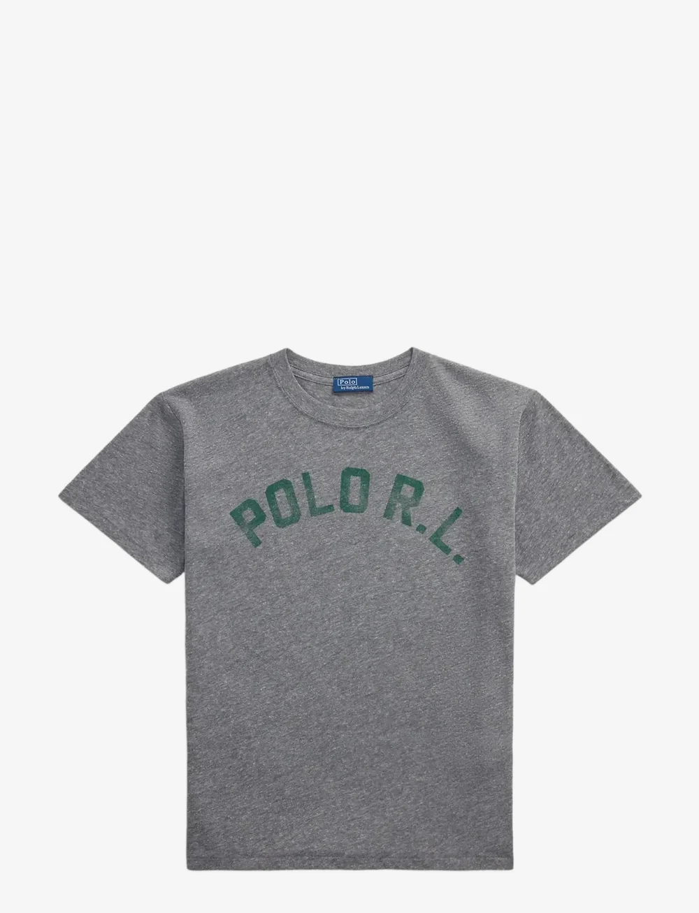 Polo Ralph Lauren - Logo Jersey Crewneck Tee - t-shirts - heather grey/gree - 1