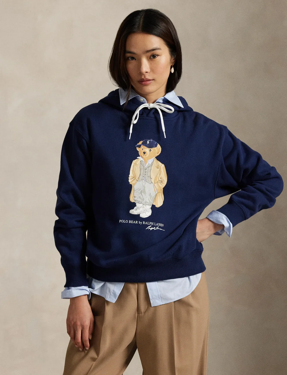 Polo Ralph Lauren - Polo Bear Fleece Hoodie - sweatshirts & hoodies - newport navy - 3