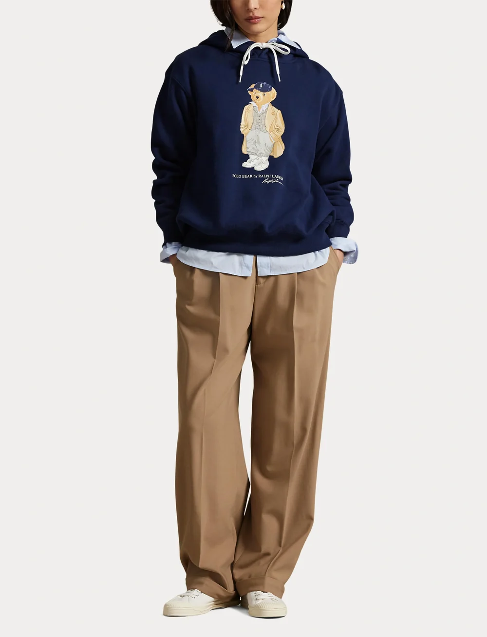 Polo Ralph Lauren - Polo Bear Fleece Hoodie - sweatshirts & hoodies - newport navy - 4