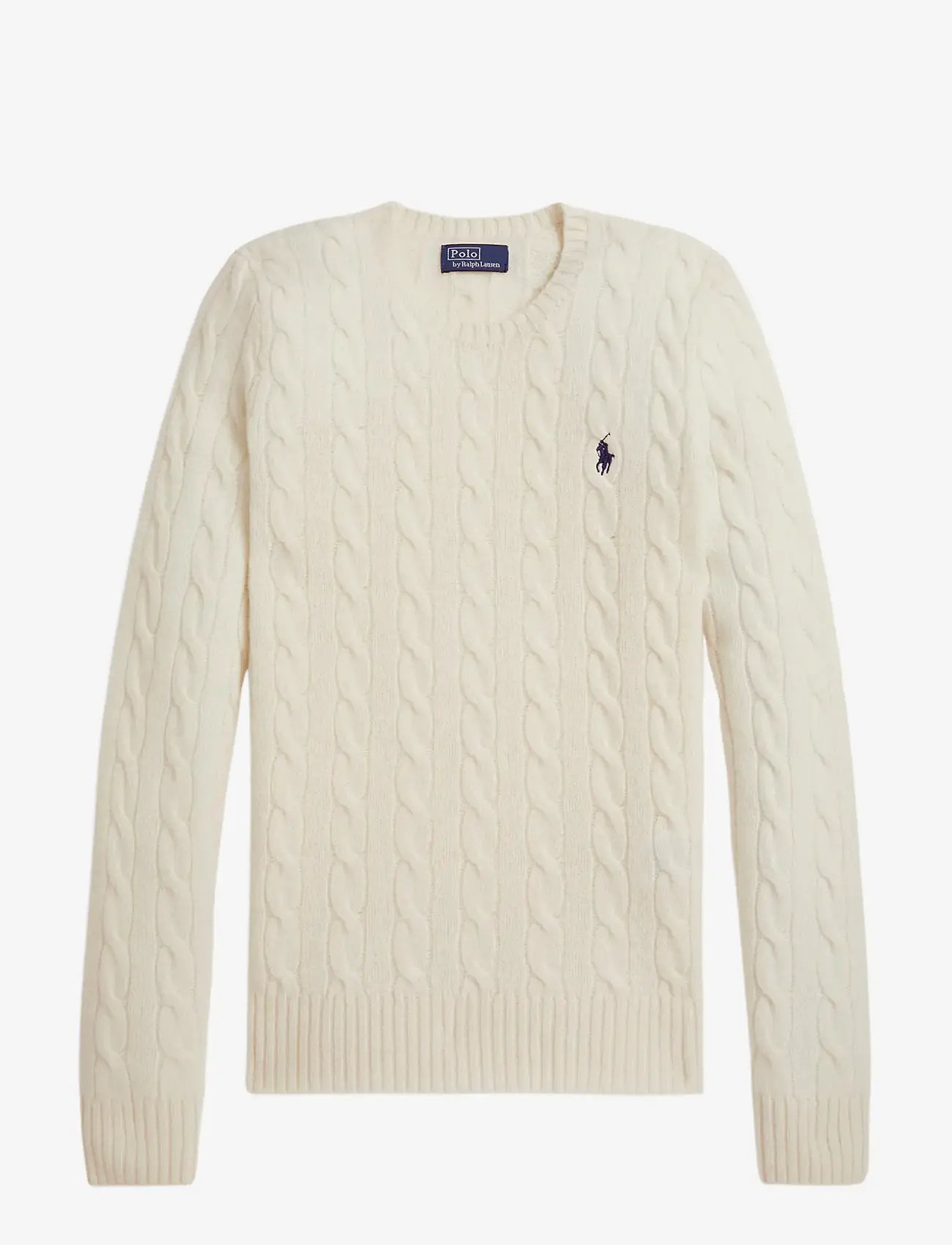 Polo Ralph Lauren - Cable Wool-Cashmere Crewneck Sweater - kashmir - authentic cream - 1