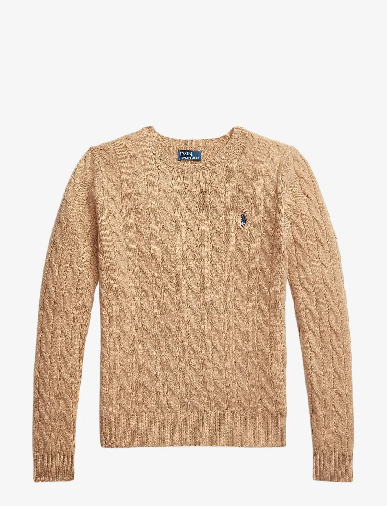 Polo Ralph Lauren - Cable Wool-Cashmere Crewneck Sweater - kaschmir - collection camel - 1