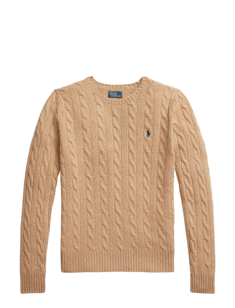Polo Ralph Lauren - Cable Wool-Cashmere Crewneck Sweater - kaschmir - collection camel - 1