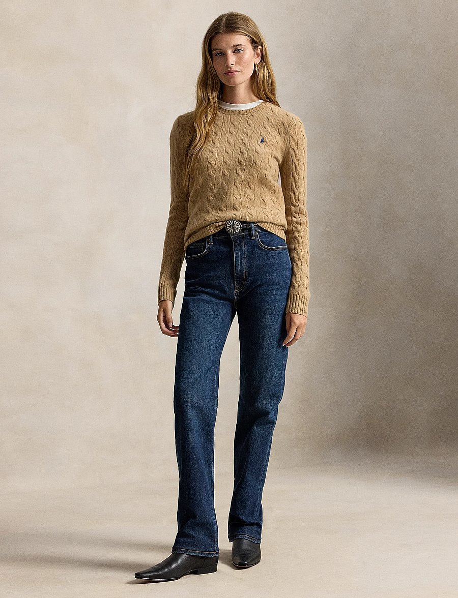 Polo Ralph Lauren - Cable Wool-Cashmere Crewneck Sweater - cashmere - collection camel - 3