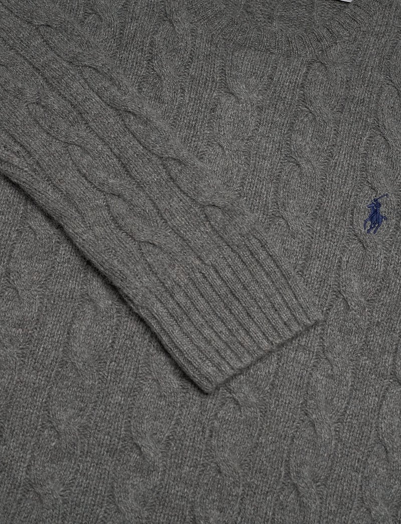 Polo Ralph Lauren - Cable Wool-Cashmere Crewneck Sweater - kaschmir - flannel grey heat - 2
