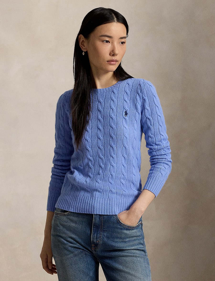 Polo Ralph Lauren - Cable Wool-Cashmere Crewneck Sweater - kaschmir - new litchfield bl - 3