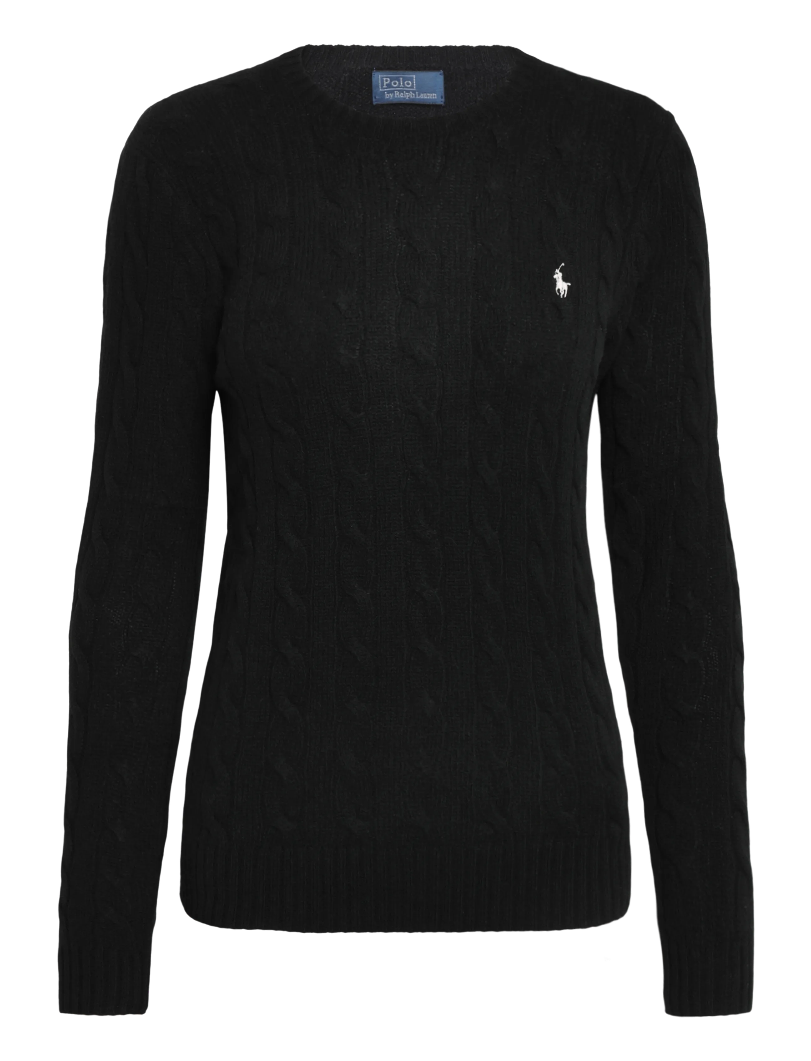 Polo Ralph Lauren - Cable Wool-Cashmere Crewneck Sweater - kašmiir - polo black - 1