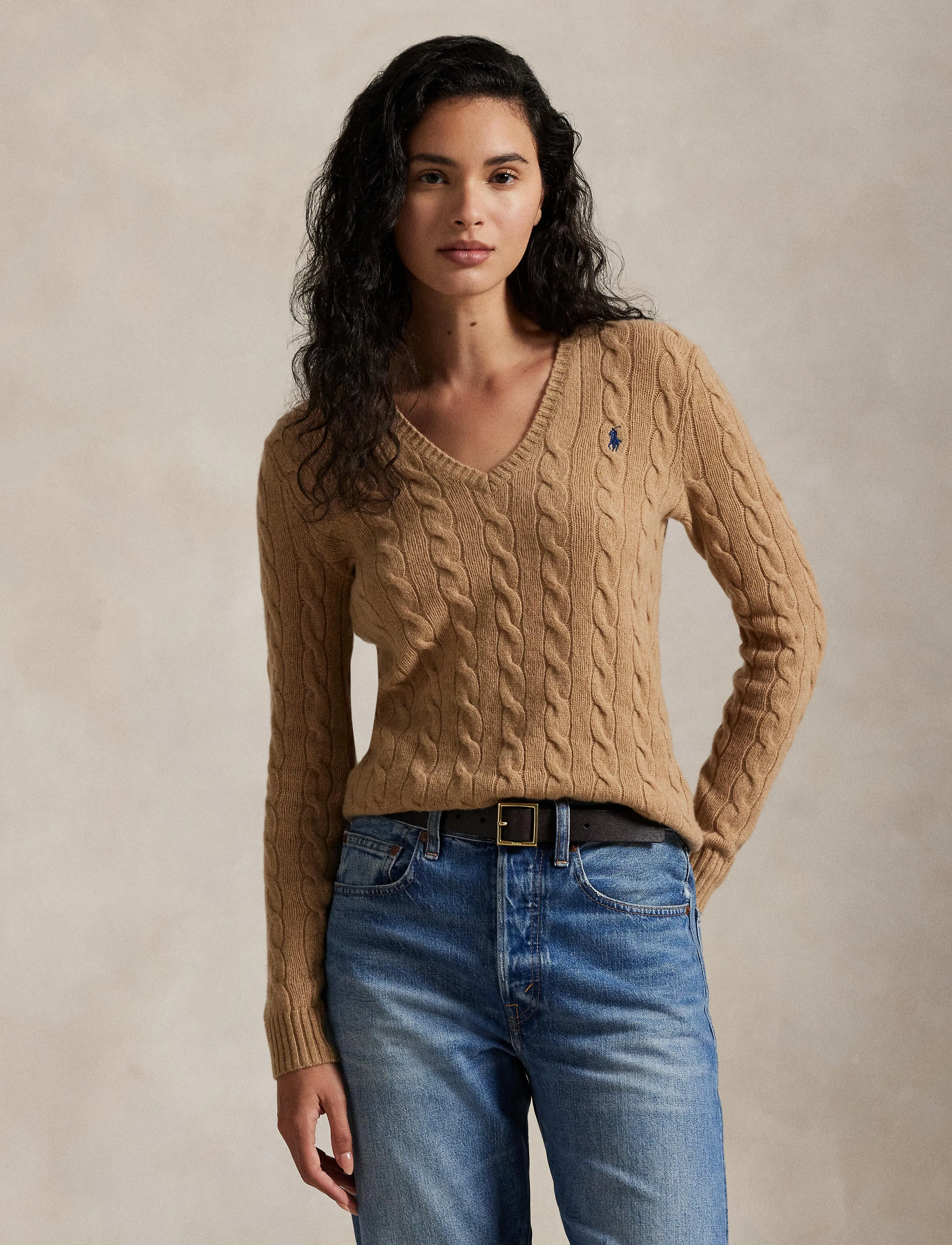 Polo Ralph Lauren - 2/15 80-20 W/CS RWS-LSL-PLO - kaschmir - collection camel - 3