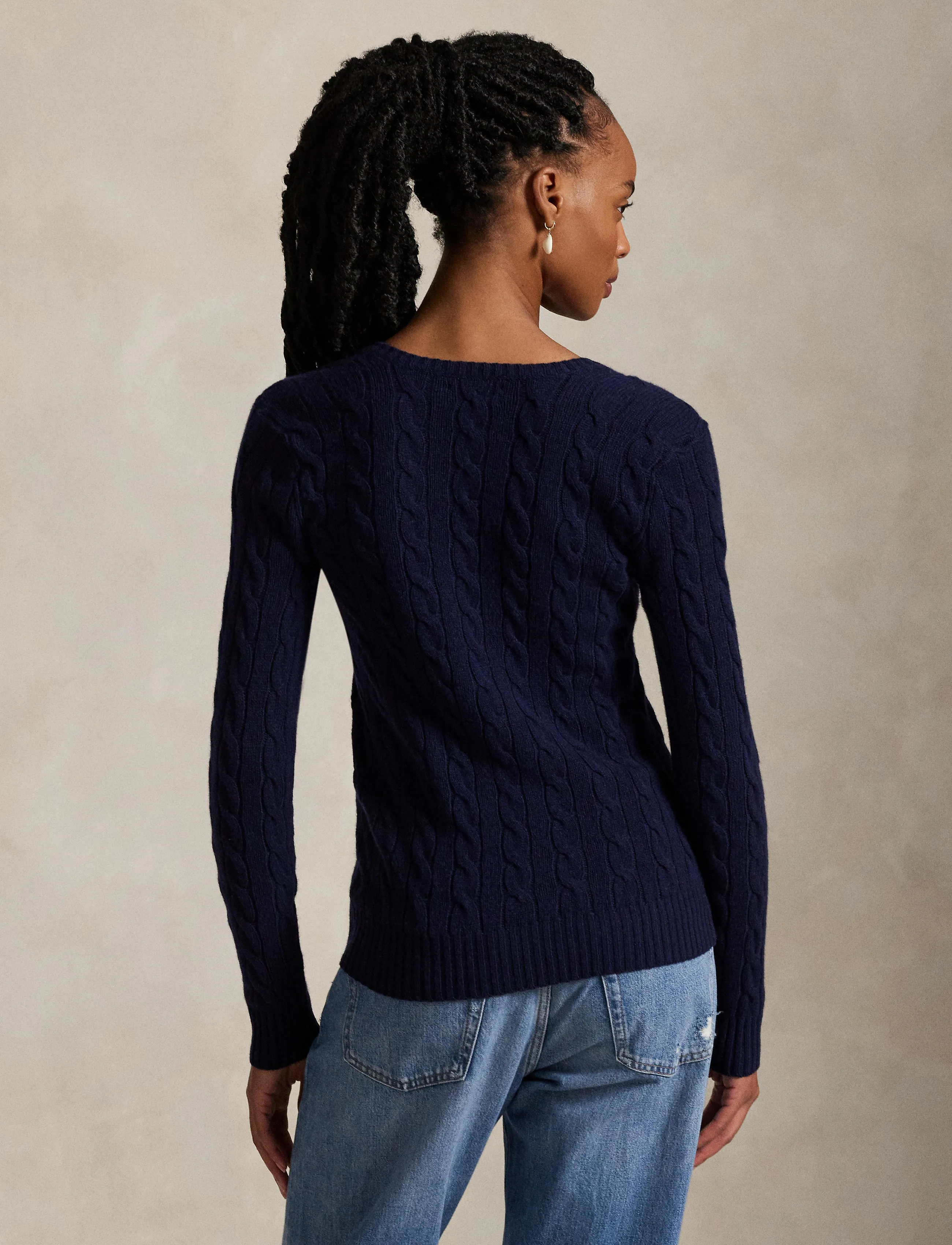Polo Ralph Lauren - 2/15 80-20 W/CS RWS-LSL-PLO - cachemire - hunter navy - 2