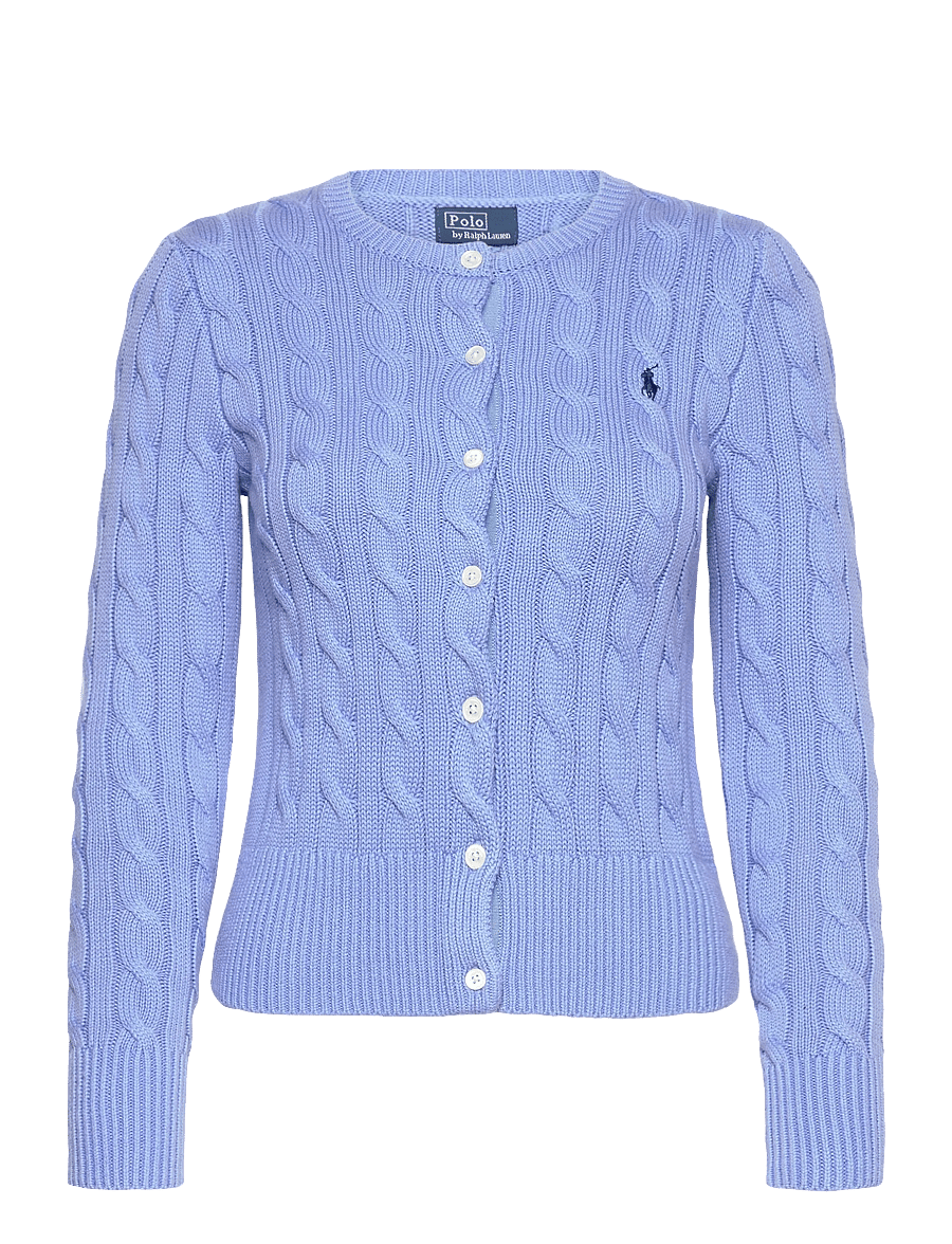 Polo Ralph Lauren - Cable-Knit Cotton Crewneck Cardigan - cardigans - new litchfield bl - 1