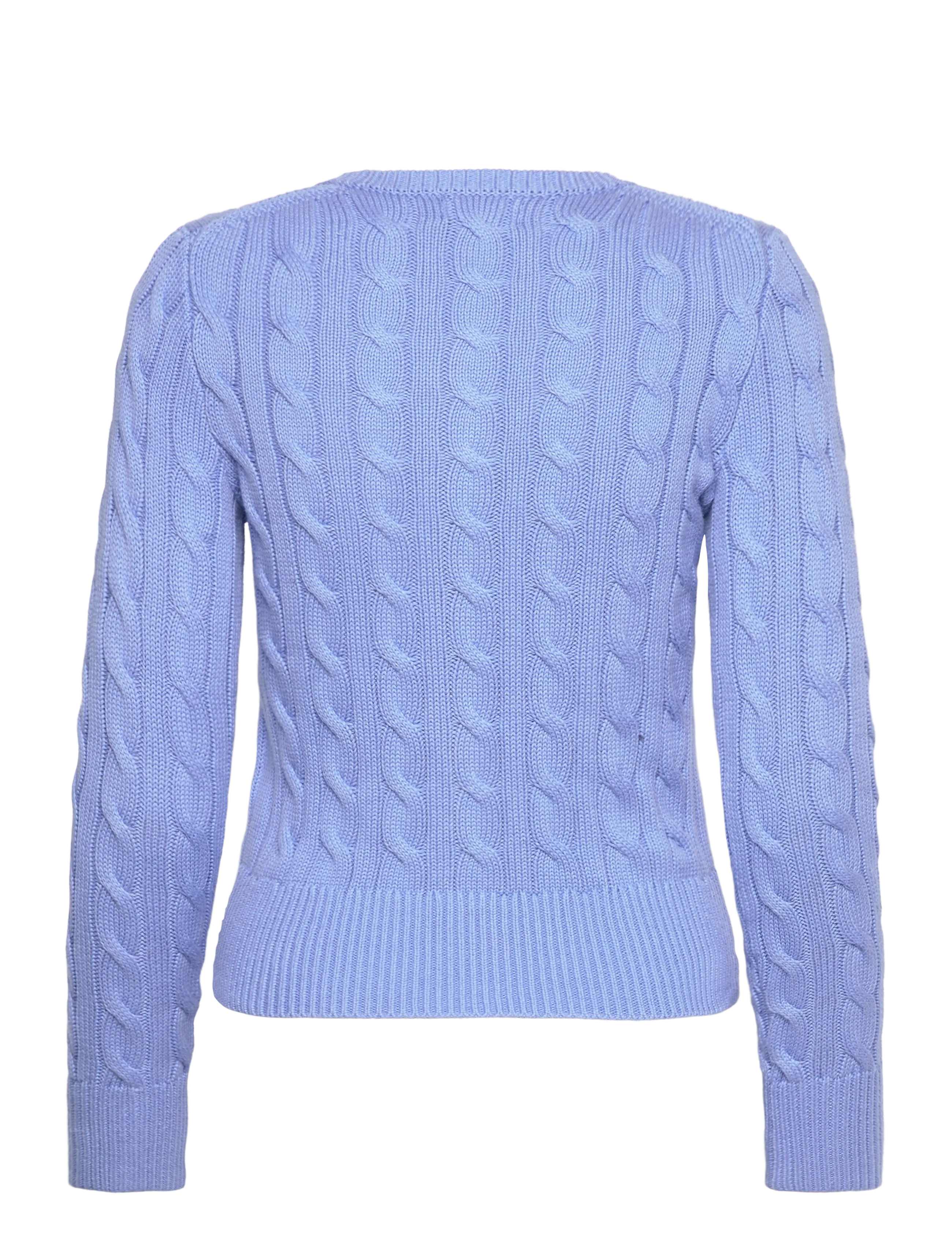 Polo Ralph Lauren - Cable-Knit Cotton Crewneck Cardigan - cardigans - new litchfield bl - 2