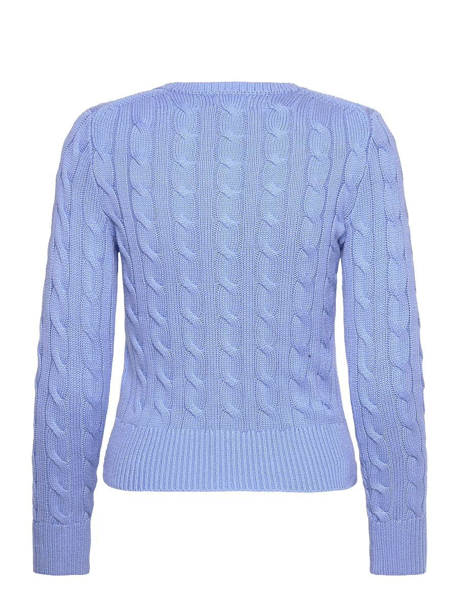 Polo Ralph Lauren - Cable-Knit Cotton Crewneck Cardigan - cardigans - new litchfield bl - 2