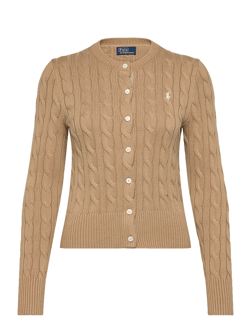 Polo Ralph Lauren - 32/2 COTTON-LSL-CRD - koftor - vintage khaki - 0