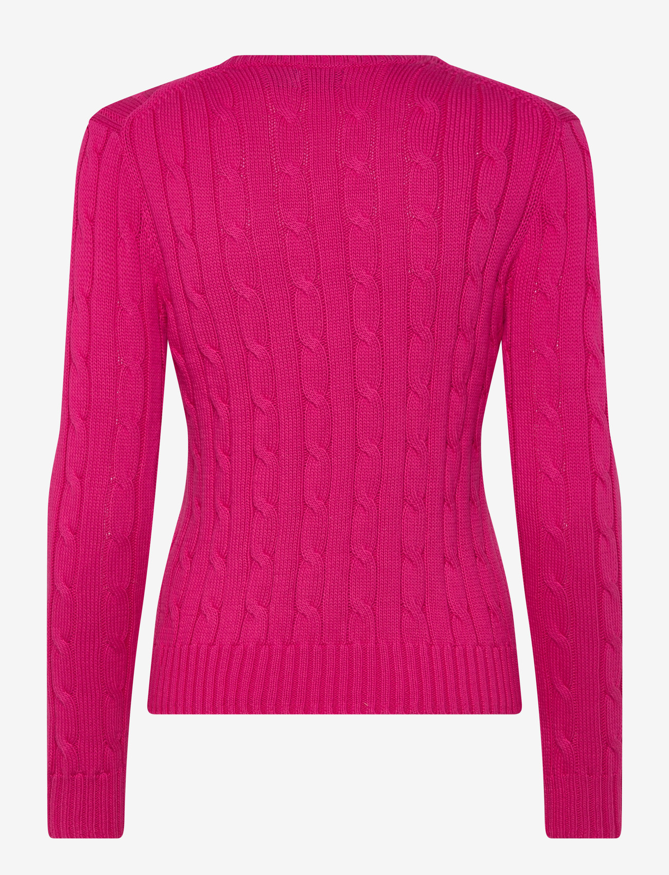 Polo Ralph Lauren - Cable-Knit Cotton Crewneck Sweater - pullover - accent pink - 1